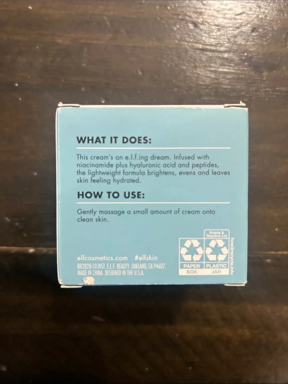 Skin Holy Hydration Face Cream - Fragrance Free - Blue